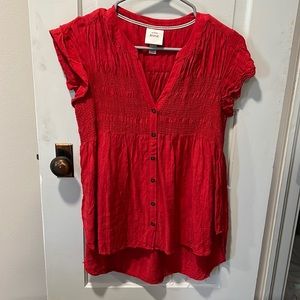 Red Blouse